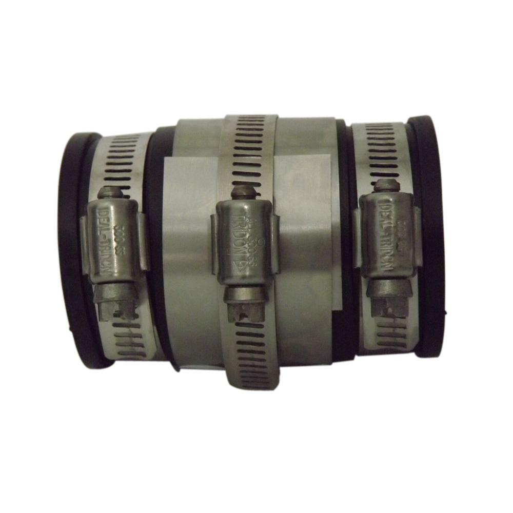 11/2 in. x 11/2 in. DWV Flexible PVC CouplingP1056150 The Home Depot