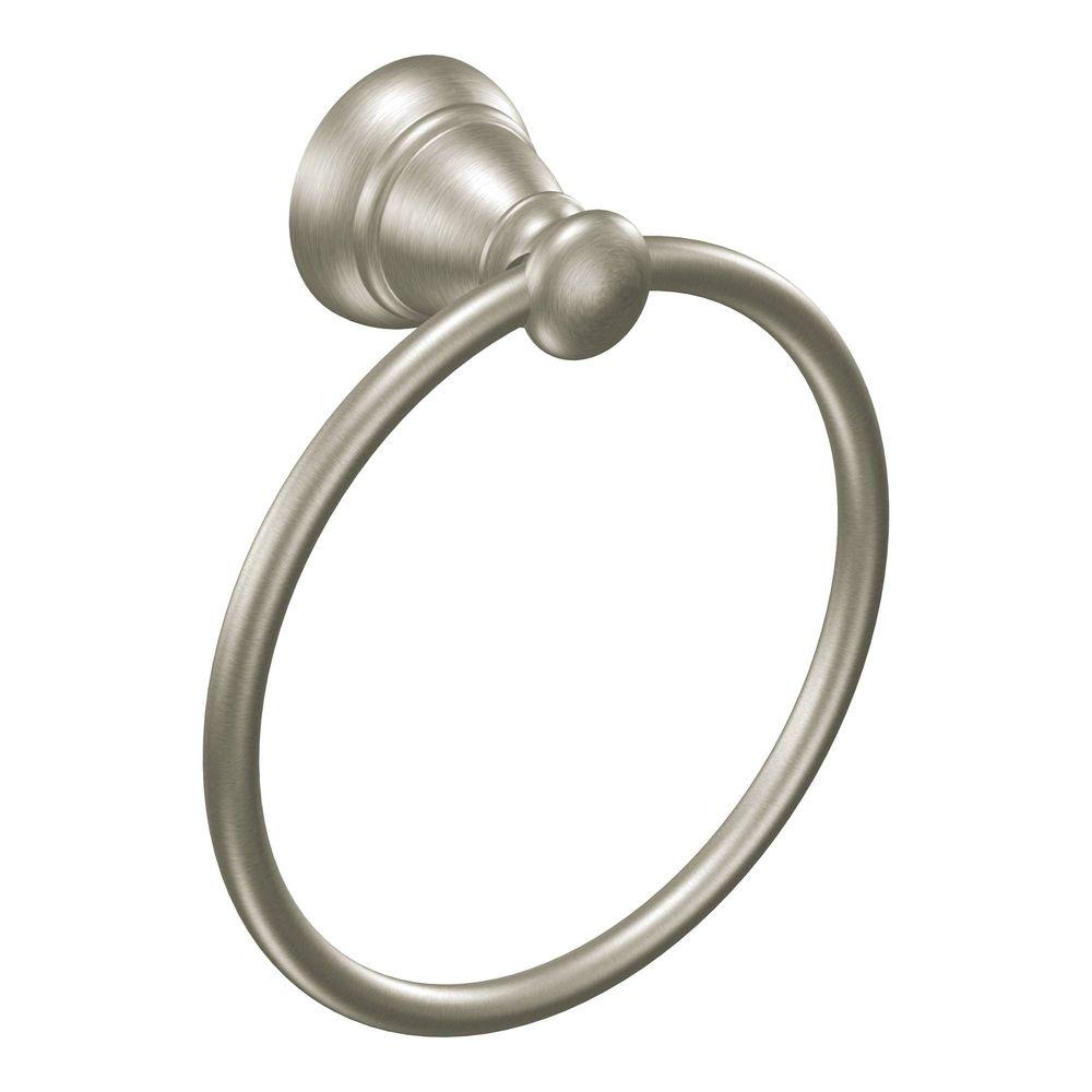 Moen Banbury 6 In. Towel Ring, Brushed Nickel