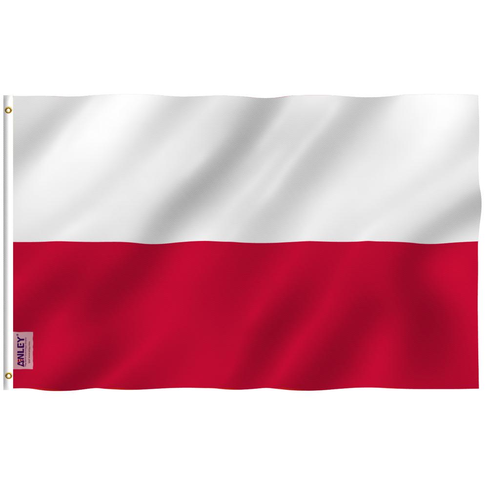 Anley Fly Breeze 3 Ft X 5 Ft Polyester Poland Flags 2 Sided