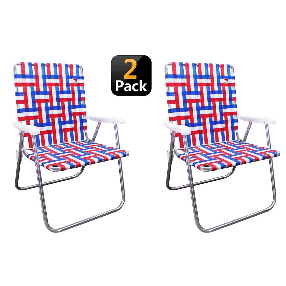 white camping chair