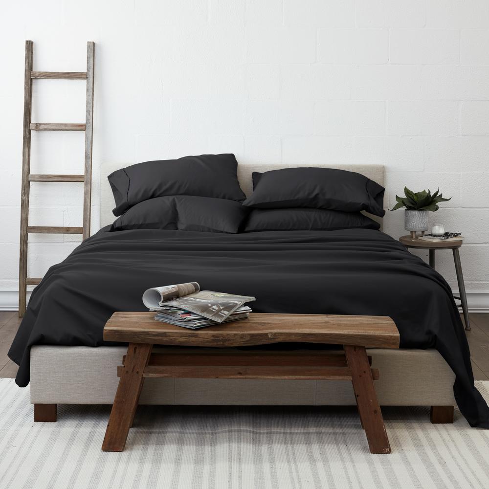 Aqua GEO Brown, Twin Traditional Home Sheet Set Cotton Percale 6 Piece Print Twin Full Queen King Soft