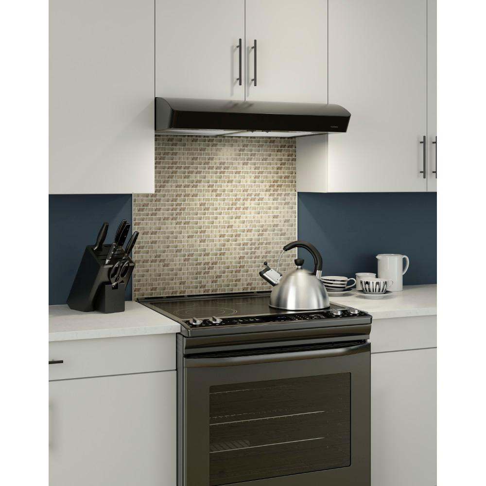 BroanNuTone Black Range Hoods Appliances The Home Depot