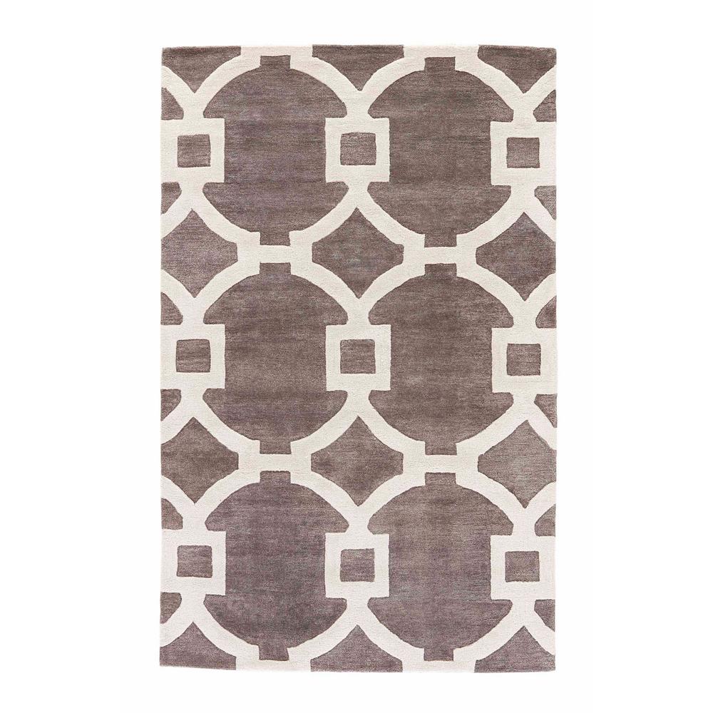 Jaipur Rugs Smoked Pearl 12 ft. x 15 ft. Trellis Area RugRUG129423 The Home Depot