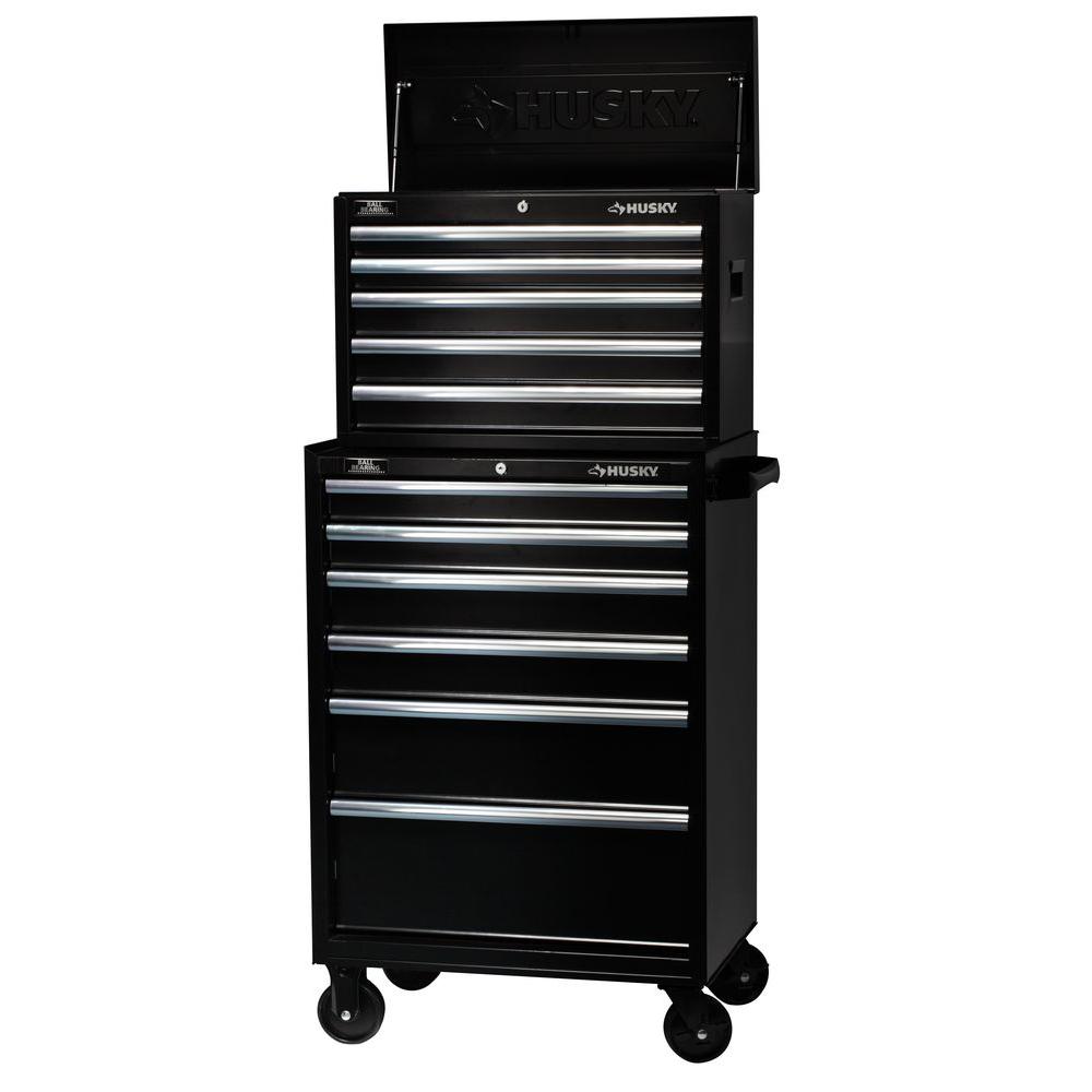 Husky 27 in. W 11Drawer Tool Chest and SetH5CH2 + H6TR3 The