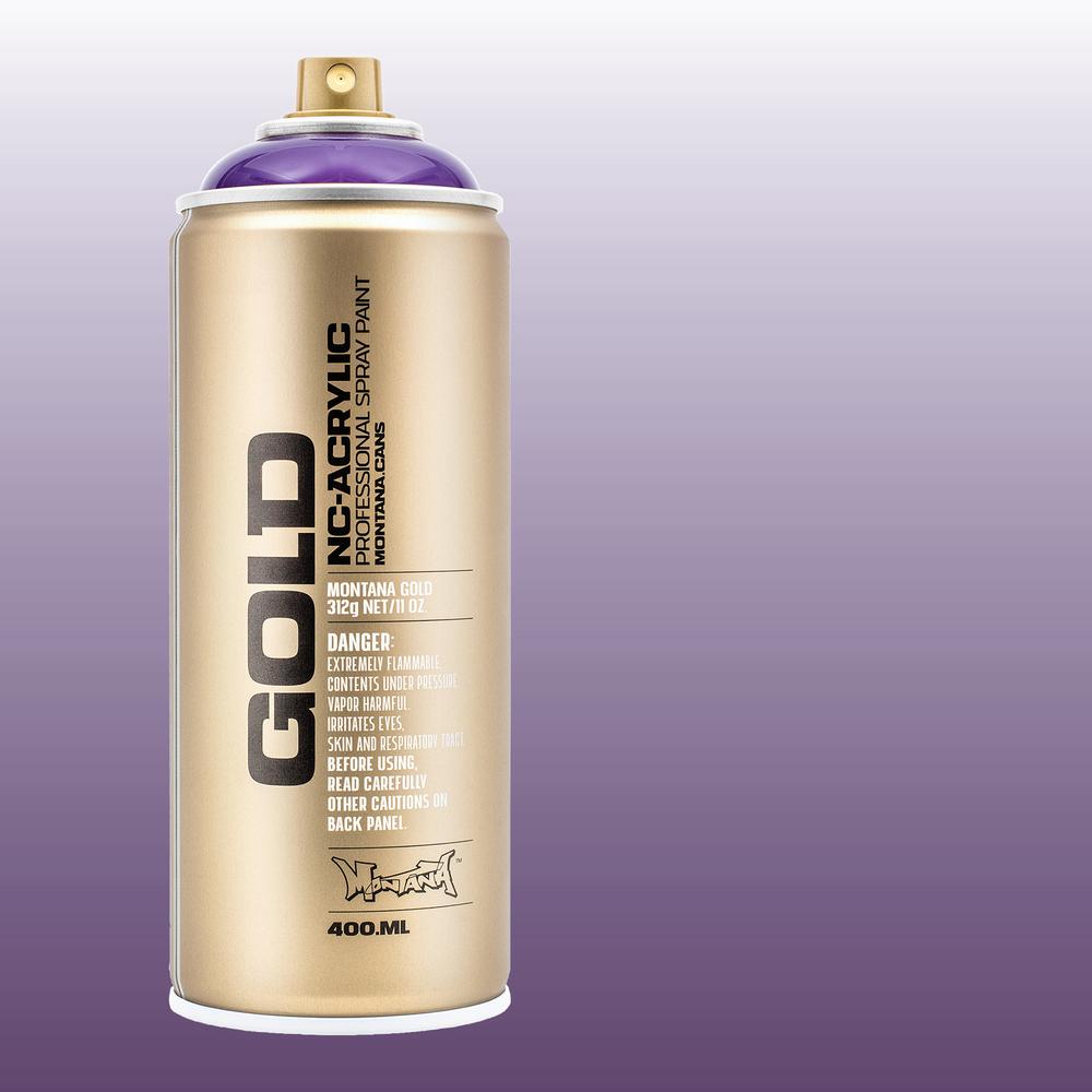 Montana 13 Oz Gold Transpa Black Purple Spray Paint