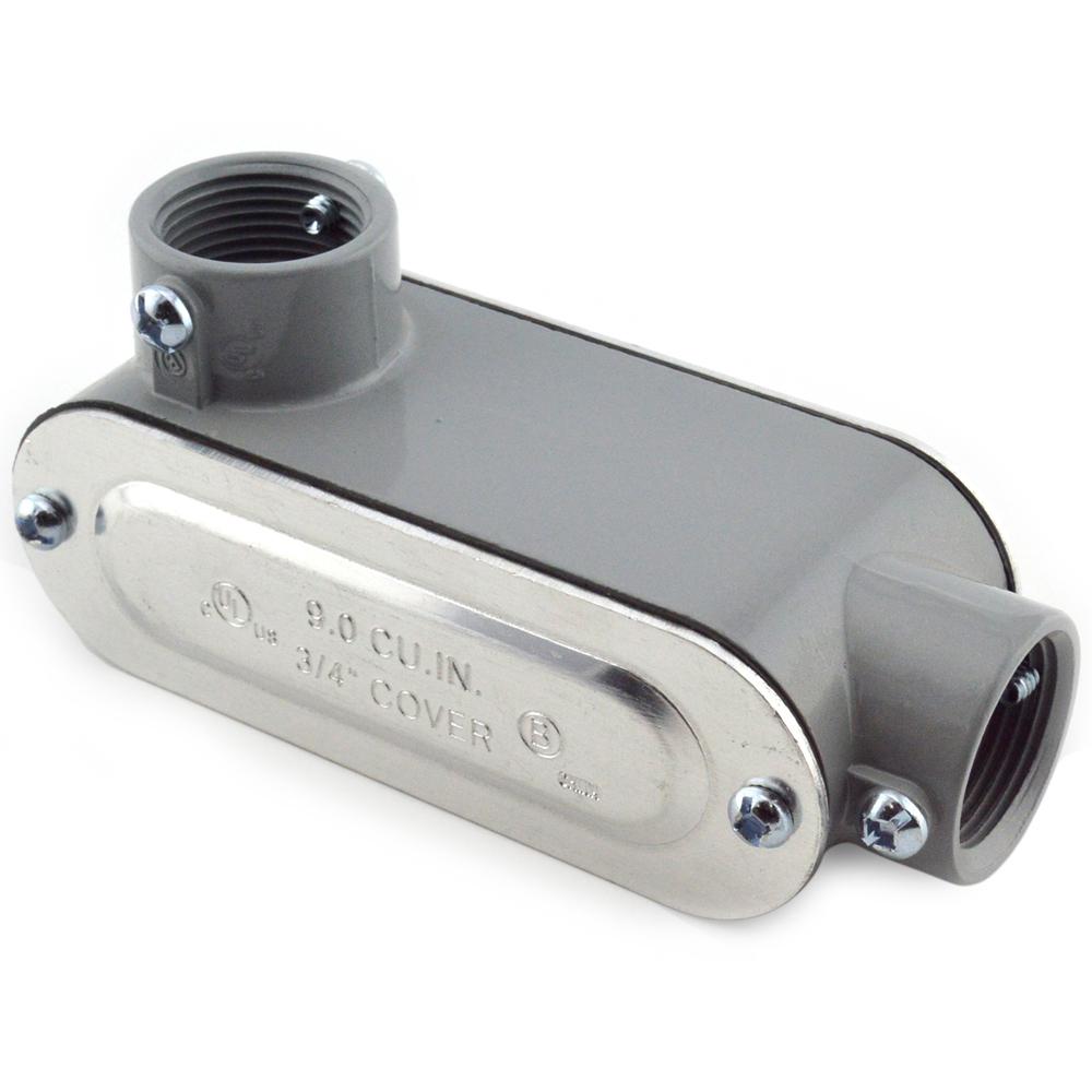 BRIDGEPORT FITTINGS 1 in. Combination Type LL/LR Conduit Bodies (5Pack