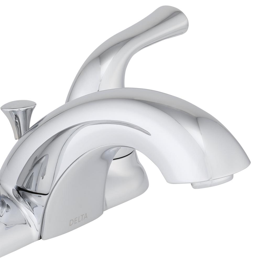 Delta Classic 4 In Centerset 2 Handle Bathroom Faucet In Chrome
