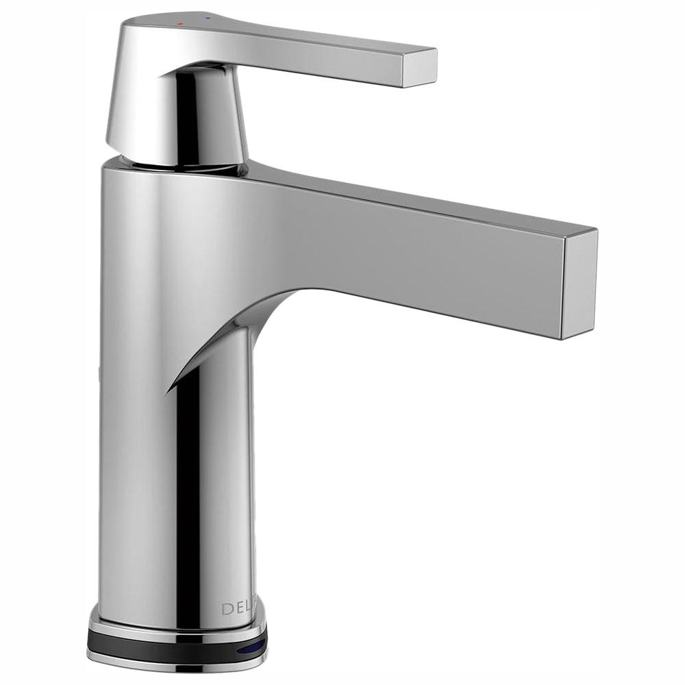 Delta Zura Single Hole Single Handle Bathroom Faucet With Touch2o