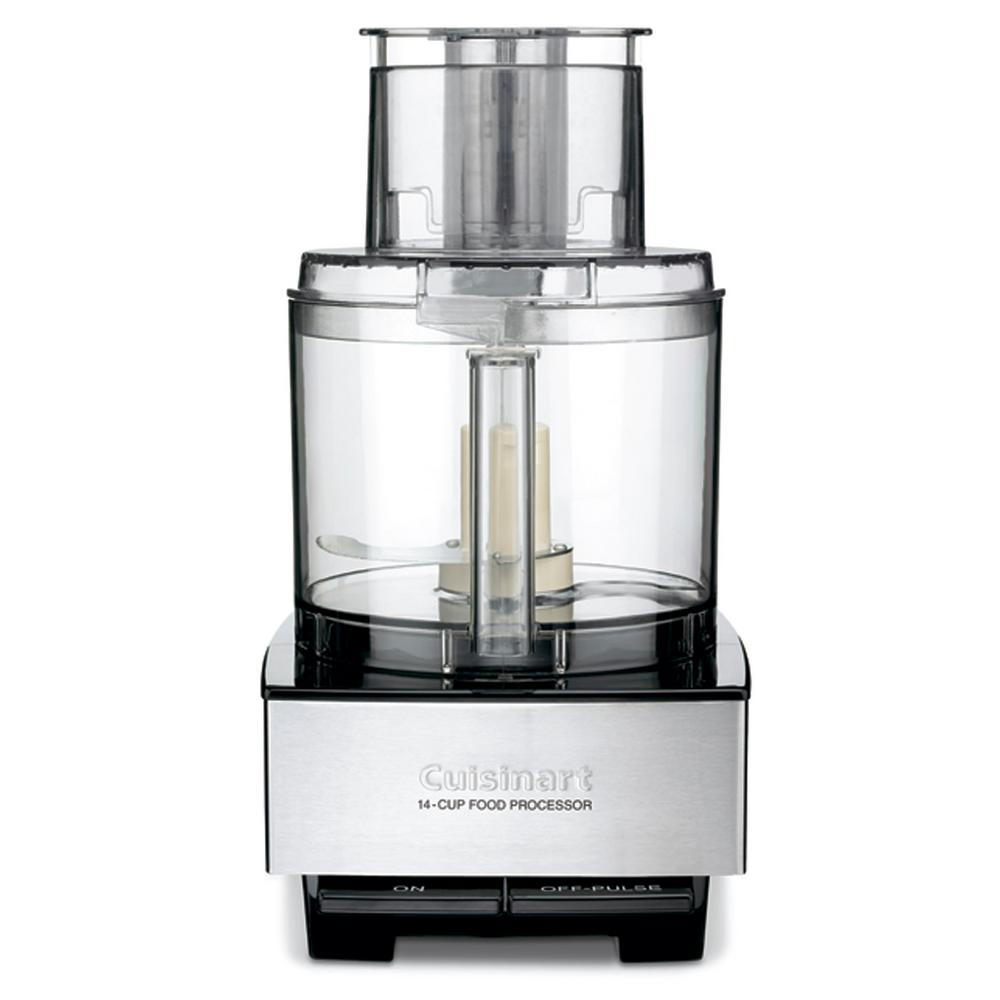 Cuisinart Brushed Stainless and Black Series Custom 14 Cup Food Processor by Cuisinart
