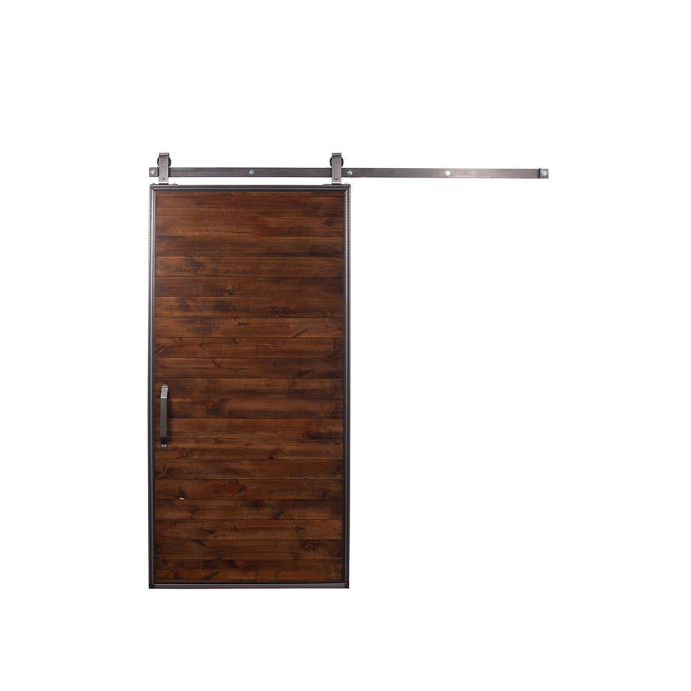 Rustica Hardware 42 inch x 84 inch Mountain Modern Stain, Glaze, Clear Wood Barn... by Rustica Hardware
