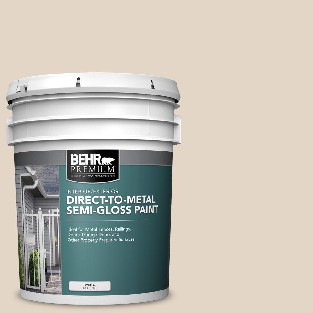 BEHR PREMIUM 5 gal. N2701 High Style Beige SemiGloss BEHR PREMIUM 5 gal. N2701 High Style Beige SemiGloss