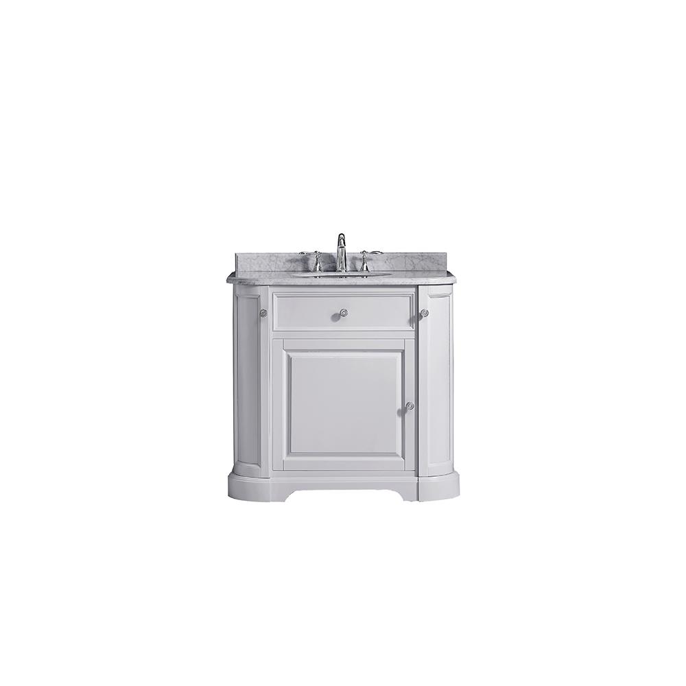 Ove Decors Single Sink Cultured Marble Bathroom Vanities D Vanity In Dove Grey With Marble