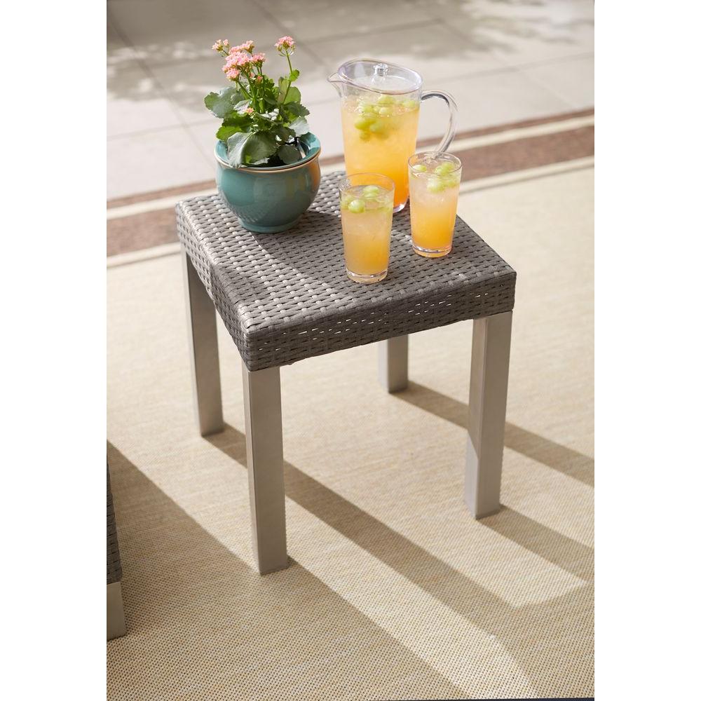 Adams Manufacturing QuikFold Sage Patio Side Table8500013700 The
