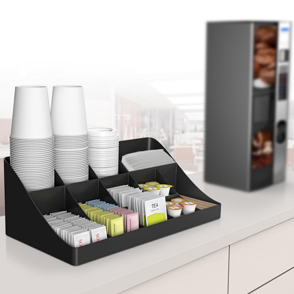 Mind Reader Breakroom Condiment Organizer Comorg Blk The Home Depot Mind Reader Breakroom Condiment Organizer