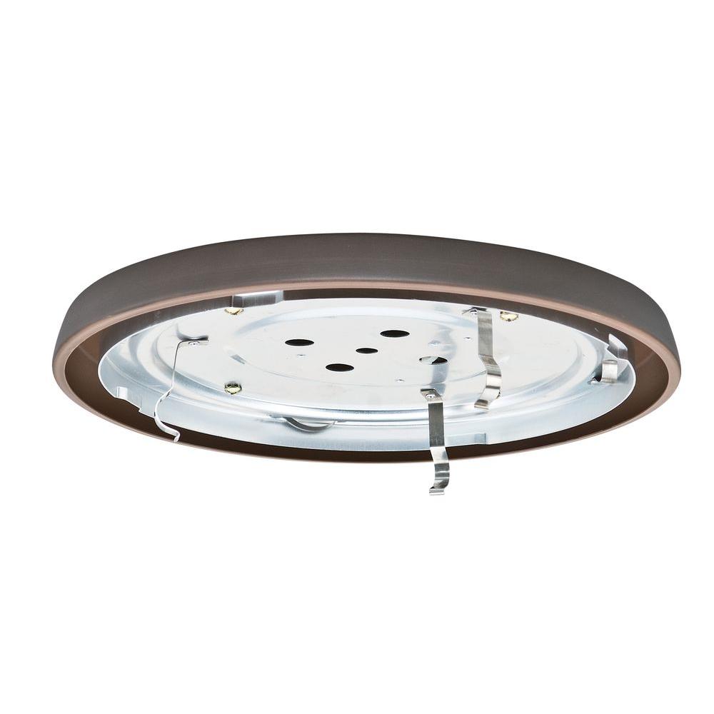 Casablanca 2.25 in. Brushed Cocoa Bronze Circle CFL Low ...