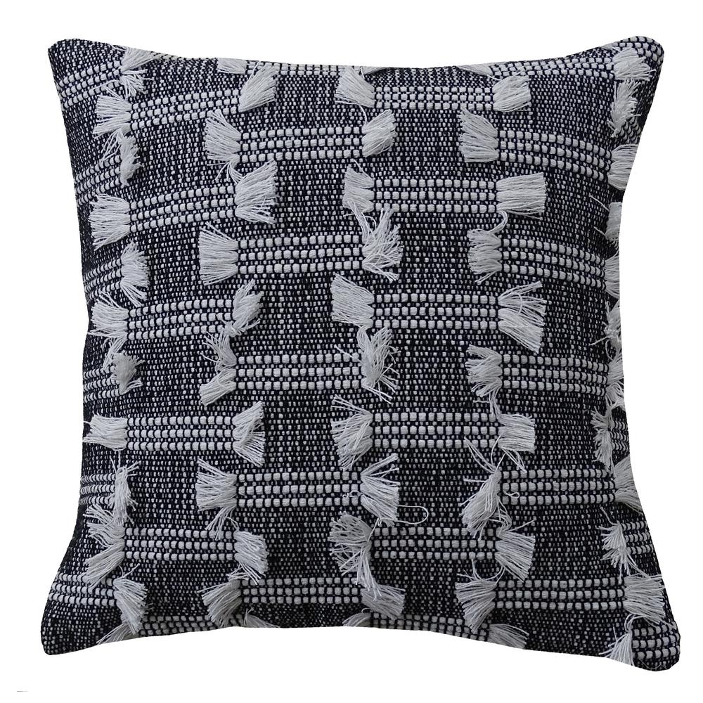 modern black throw pillows