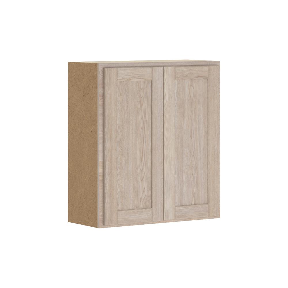 Hampton Bay Stratford Embled 27x30x12 In Wall Cabinet Hampton Bay Stratford Embled 27x30x12 In Wall Cabinet Unfinished Oak