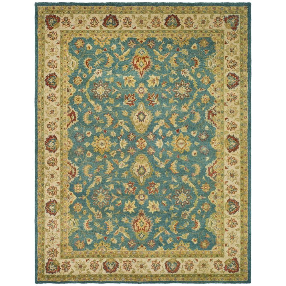 Safavieh Antiquity Blue/Beige 7 ft. 6 in. x 9 ft. 6 in. Area Rug-AT15A ...