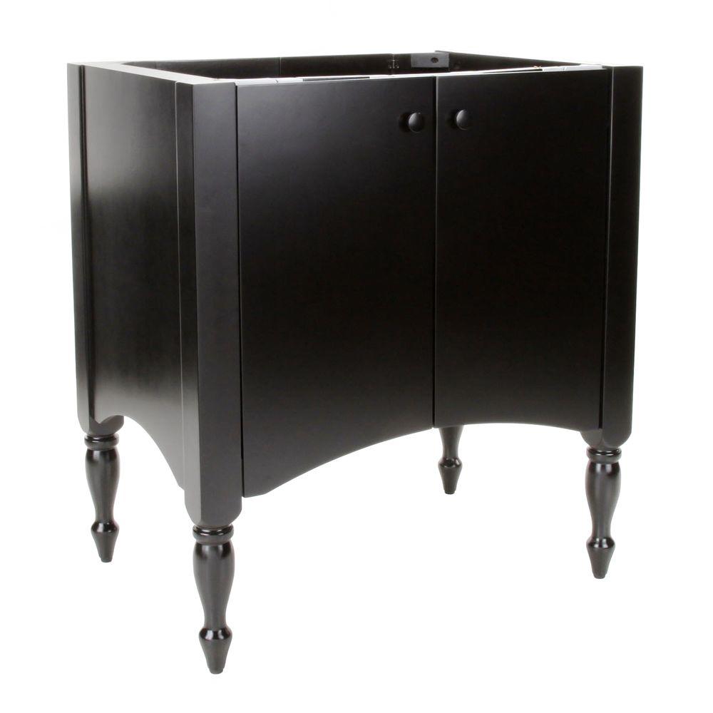 30 Inch Vanities Black Without Tops Bathroom Alberry 30 In W X 21 5 D 33 H Vanity