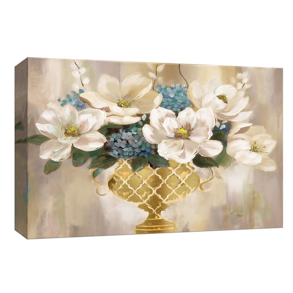 Ptm Images 10 In X 12 In Southern Magnolia By Ptm Images Canvas Wall Art 9 141017 The Home Depot