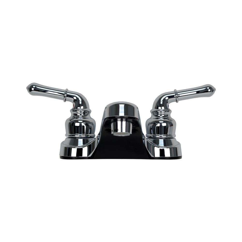 Ultra UF08042C Two-Handle Chrome Non-Metallic Series Lavatory Faucet