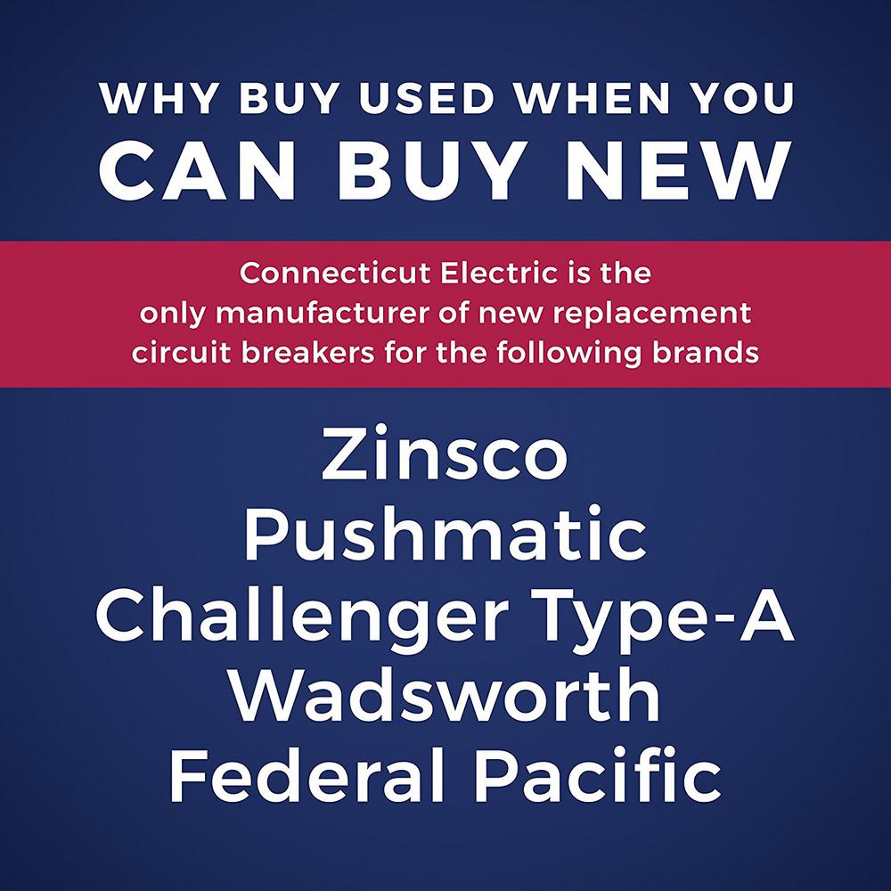 Connecticut Electric New Ubif Thick 30 Amp 1 In 2 Pole Federal Pacific Bolt On Type Nb Replacement Circuit Breaker Ubif230nb The Home Depot