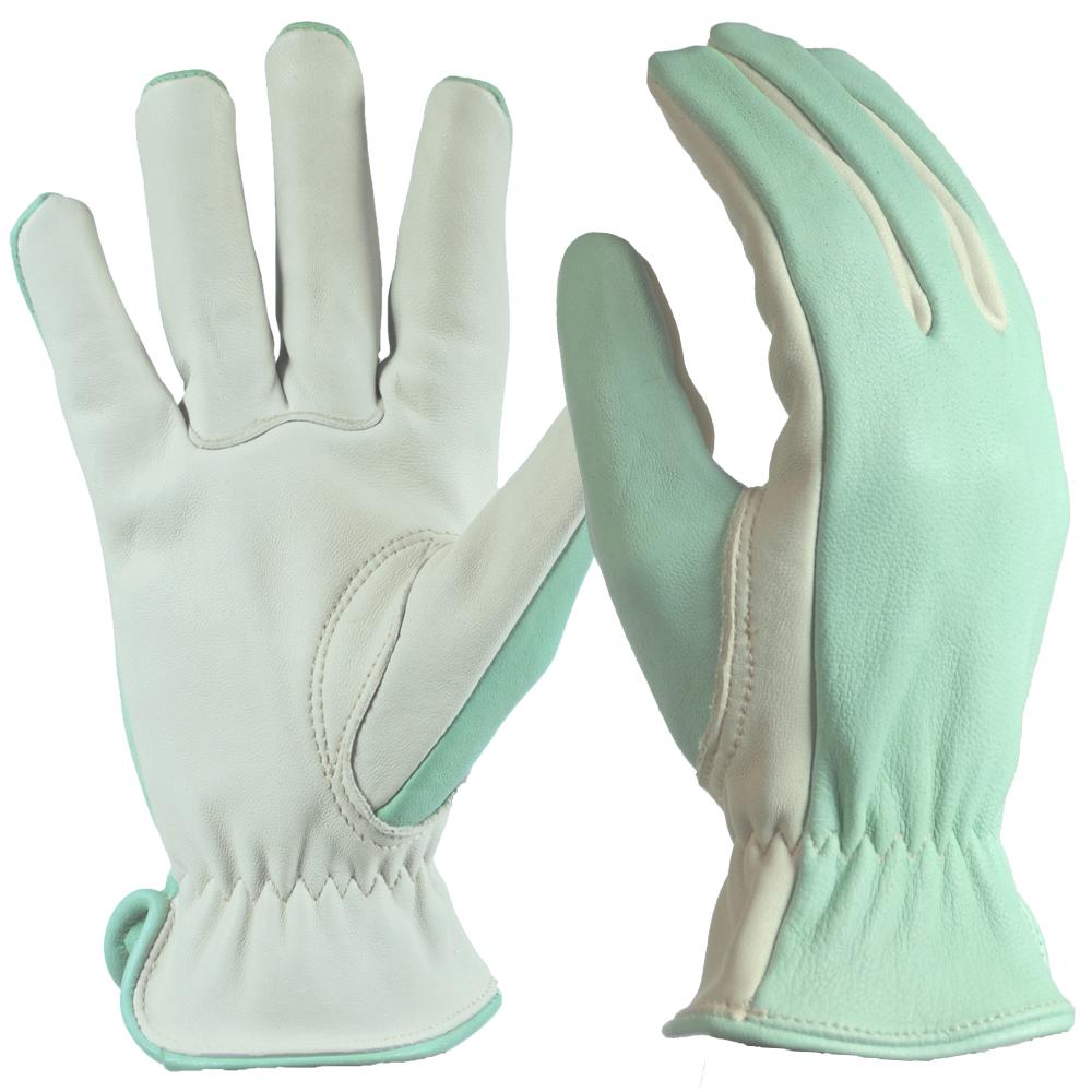 Digz Women's Large Green Full Grain Goatskin Glove78222010 The Home