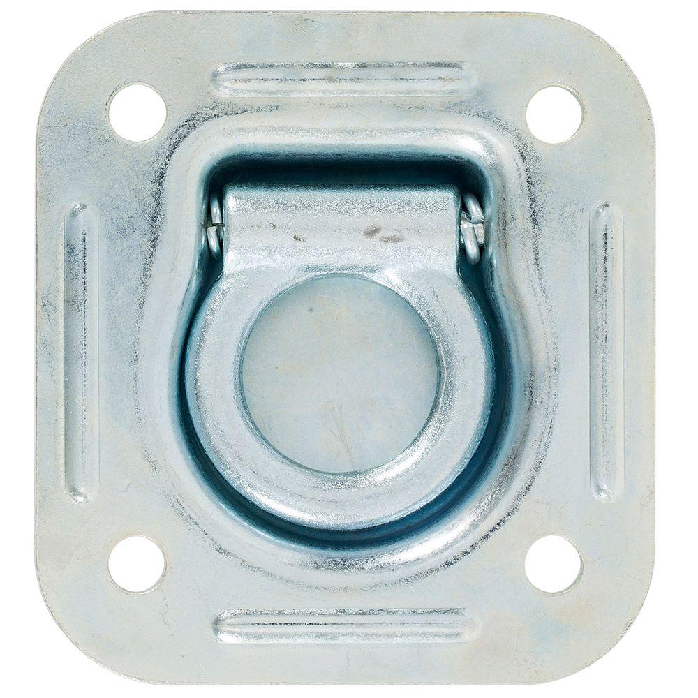 Keeper 47/16 in. Square Flip Ring Recessed Anchor89526 The Home Depot