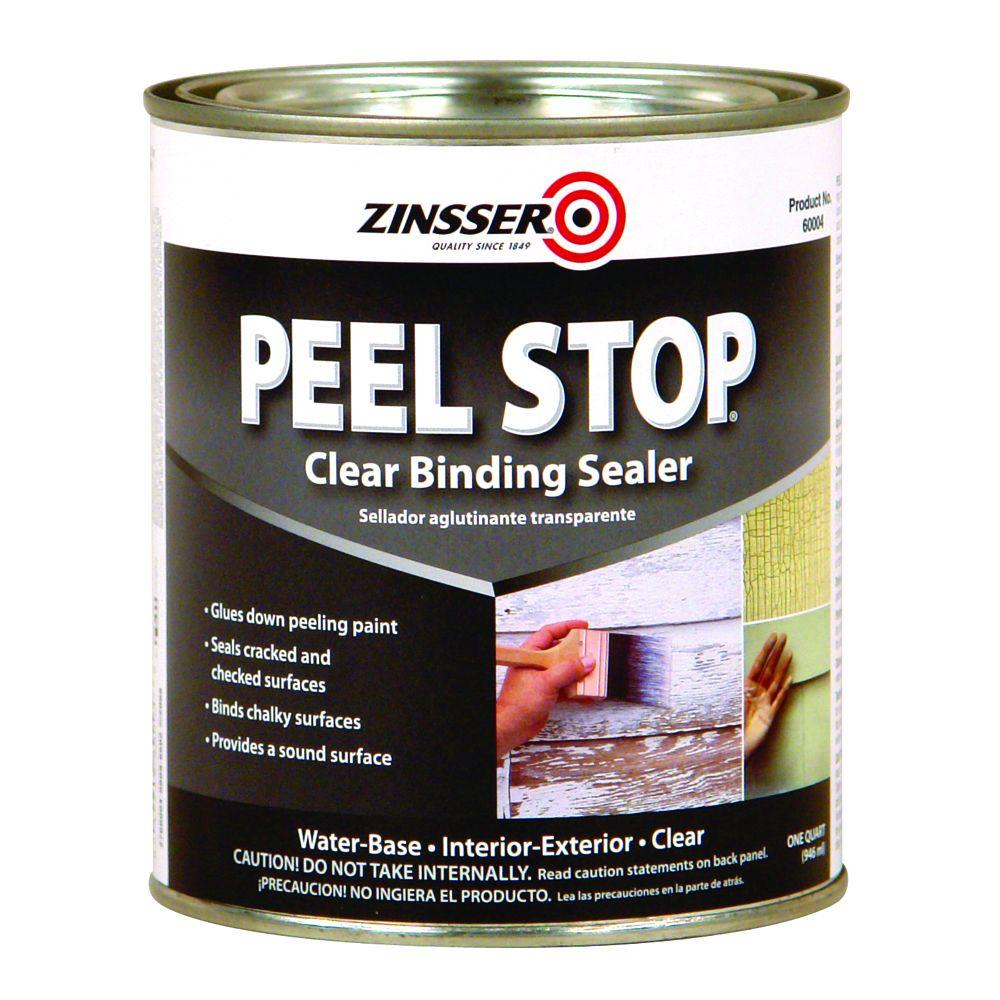 Zinsser 1qt. Peel Stop Water Base Clear Interior/Exterior