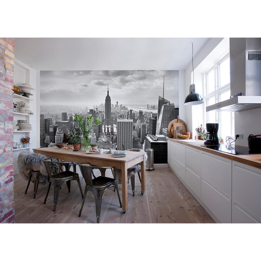 145 In X 100 Nyc Black And White Wall Mural - Nyc Wall Mural 145 In X 100 Nyc Black And White Wall Mural - Nyc Wall Mural