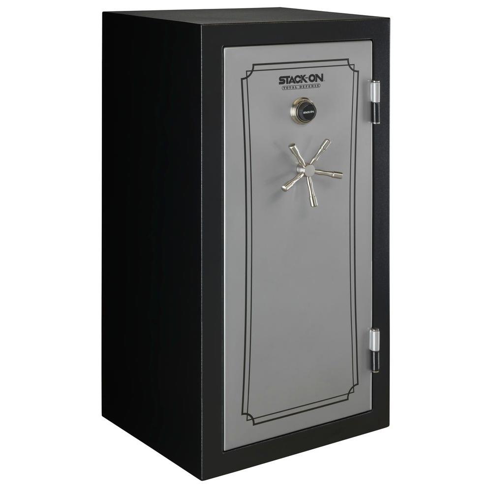 Total Defense 40-Gun Fire/Waterproof Combination Lock Safe, Matte Black ...