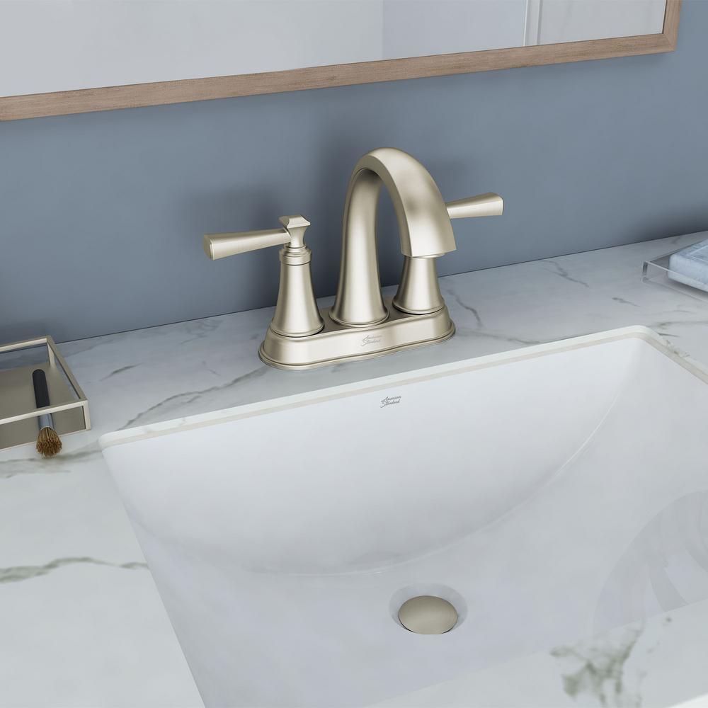 In Centerset 2 Handle Bathroom Faucet, Remove Bathroom Sink Stopper American Standard