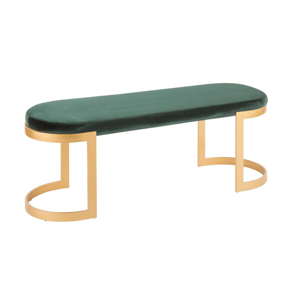 green velvet bench olive green lumisource demi gold and green velvet bench benchbcdemi augn the home green velvet bench olive green lumisource demi gold and green velvet bench benchbcdemi augn the home