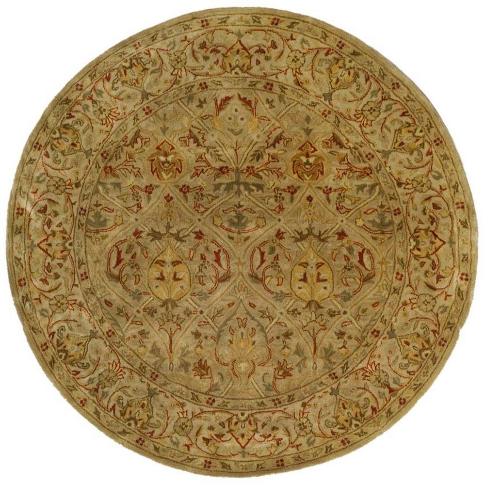 Safavieh Persian Legend Moss Beige 6 Ft X Round Area Rug Beige 6 Ft X Round Area Rug