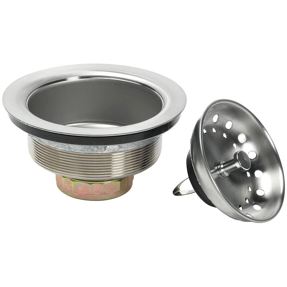 Glacier Bay Spring Clip Strainer In Brushed Nickel