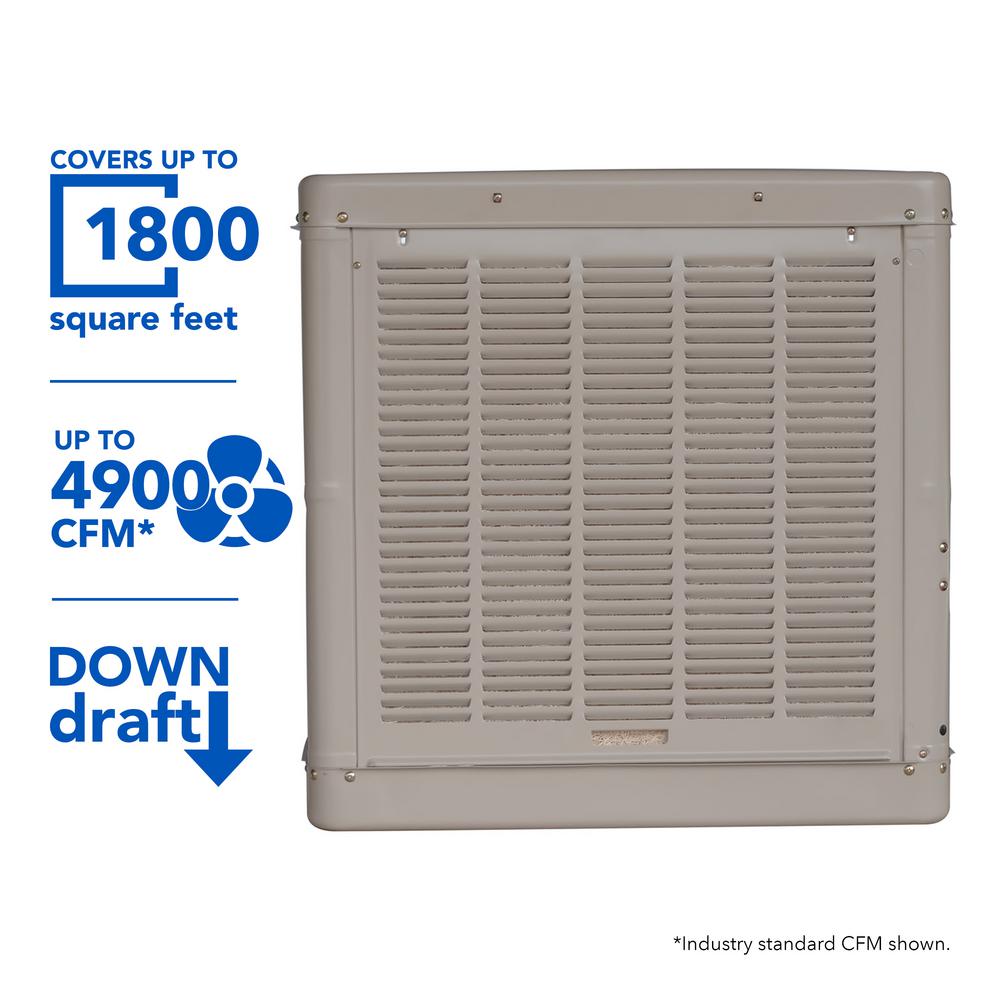 Champion Cooler 4900 CFM Down Draft Roof Evaporative Cooler For