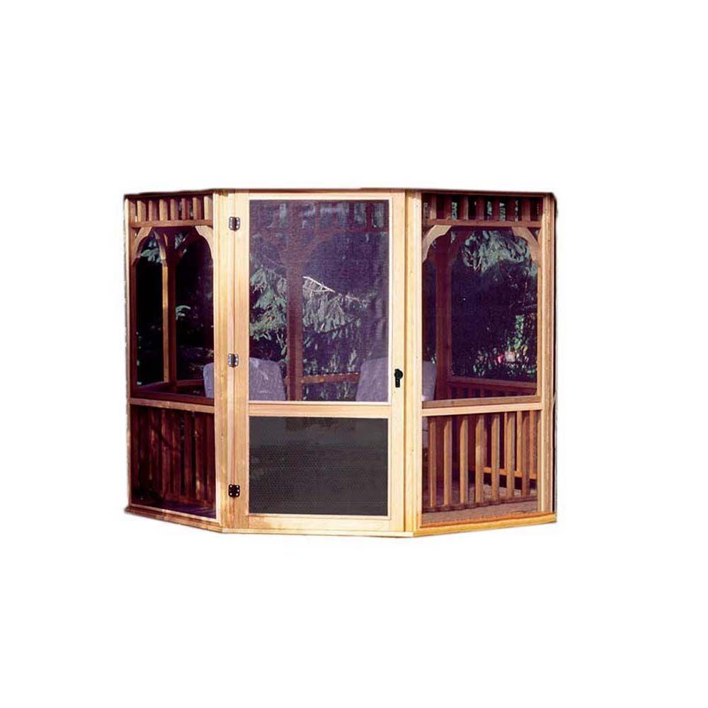 Handy Home Products Monterey 12 ft. x 16 ft. Gazebo ... on Home Depot Pavilion Kits id=15800