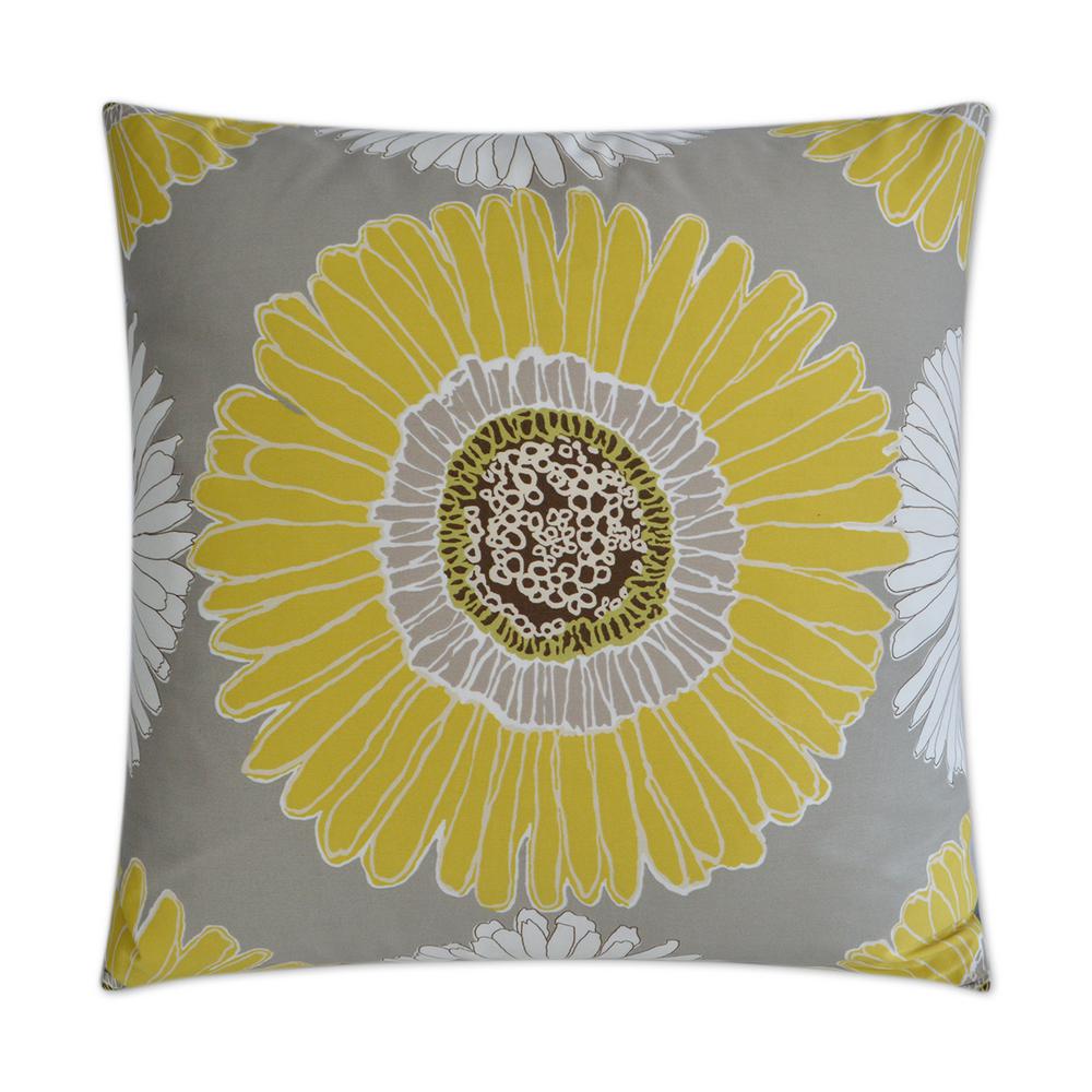 Sunshine Grey Feather Down 24 In X 24 In Standard Decorative