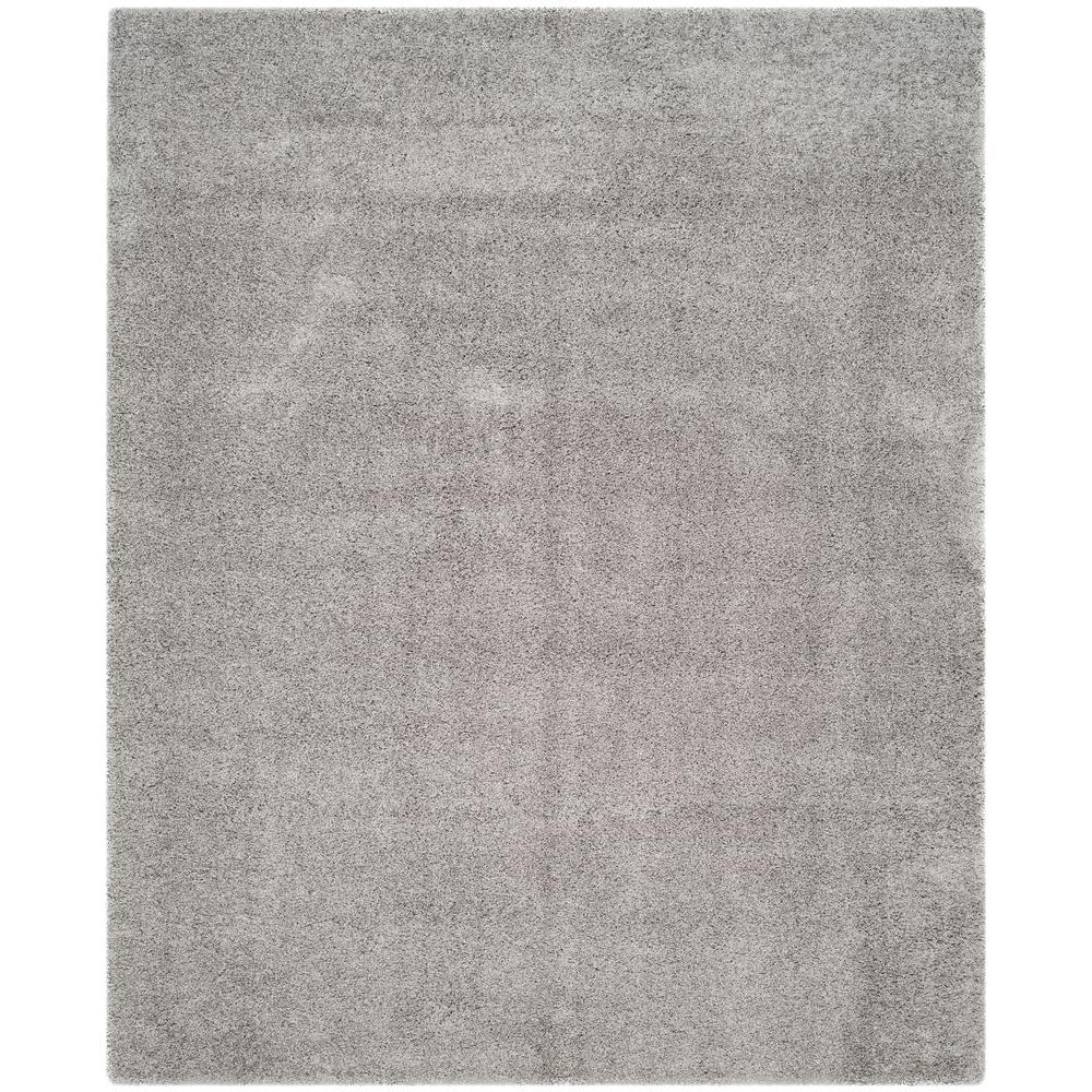 Safavieh Laguna Shag Silver 8 ft x 10 ft Area Rug SGL303S 8 The