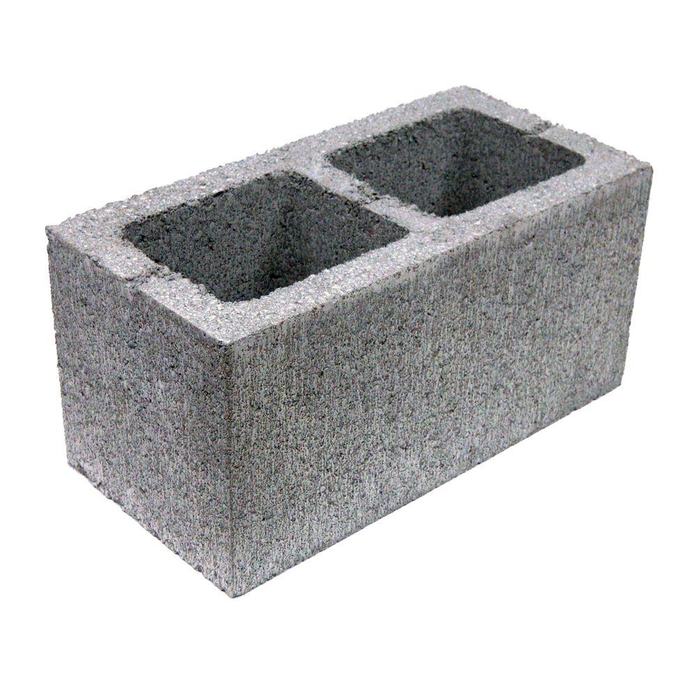 8 in. x 8 in. x 16 in. Concrete Block-100825 - The Home Depot