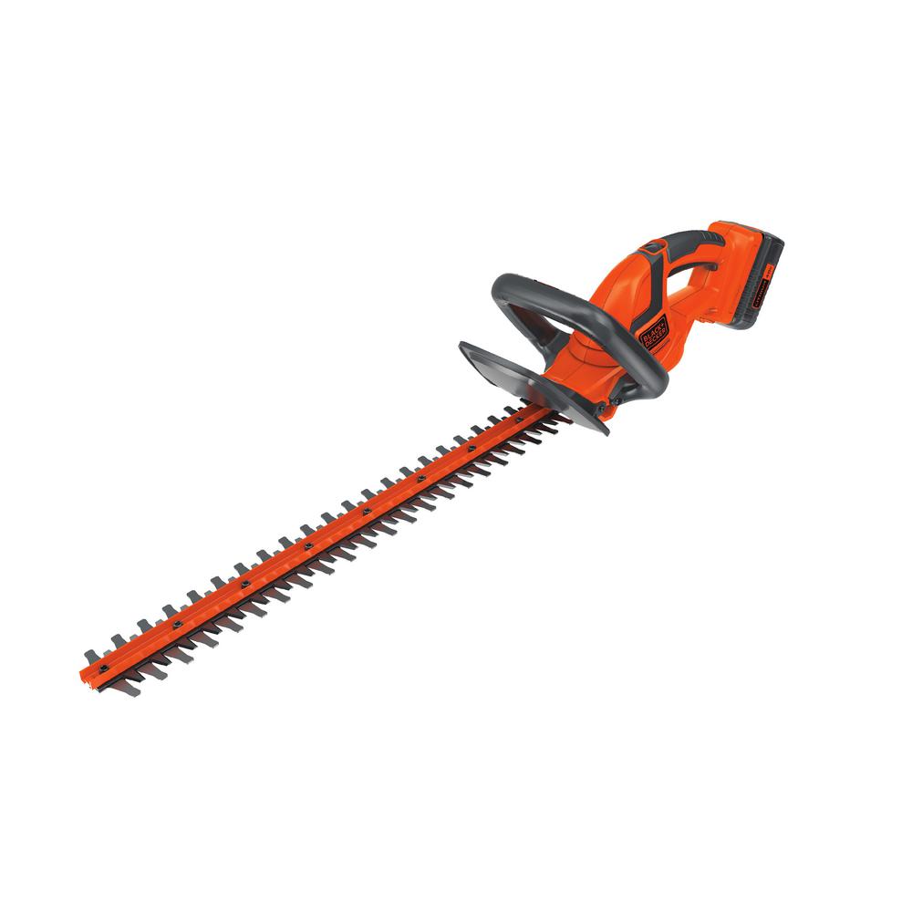 black and decker battery operated hedge trimmer