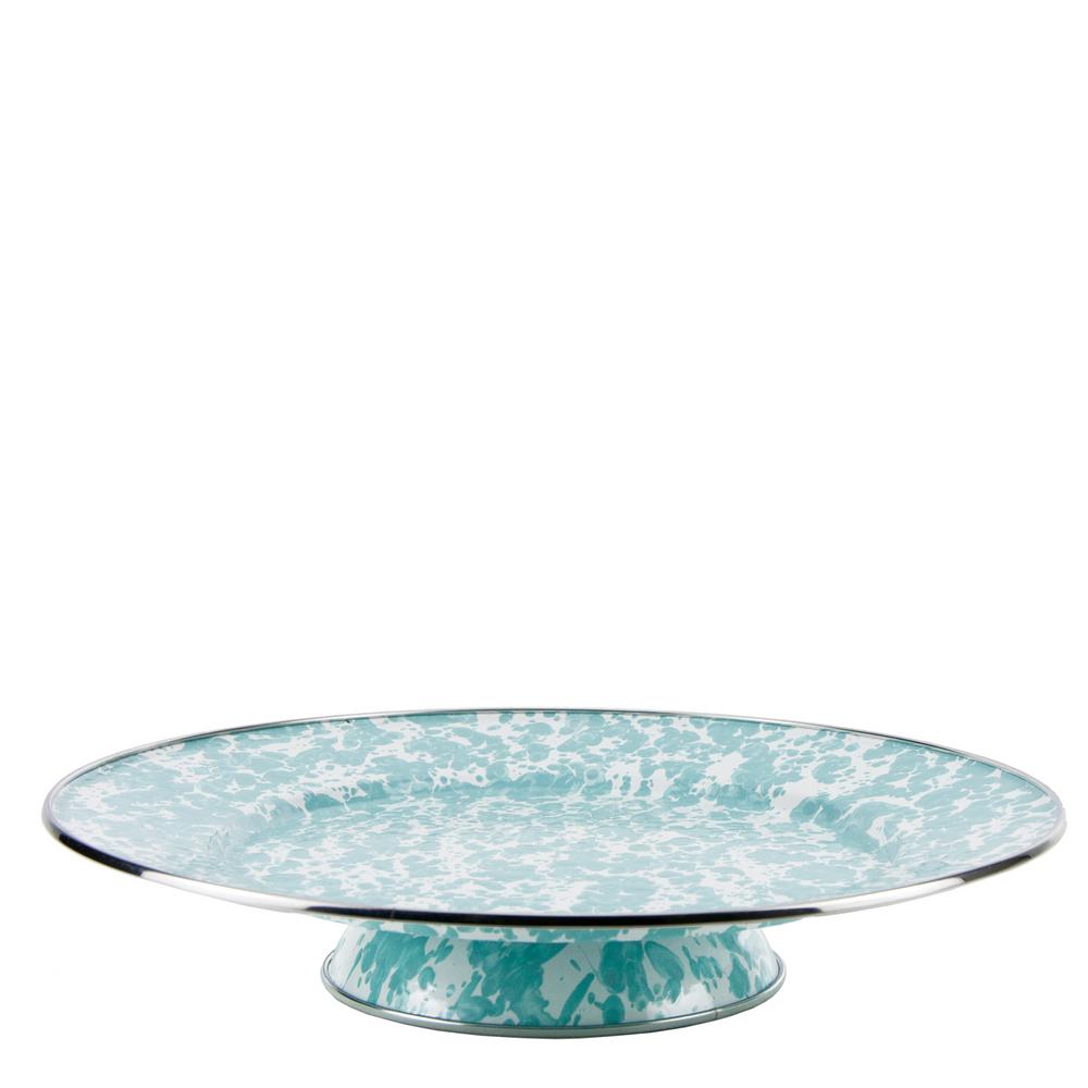 Teal Cake Stands Tiered Serveware The Home Depot Teal Cake Stands Tiered