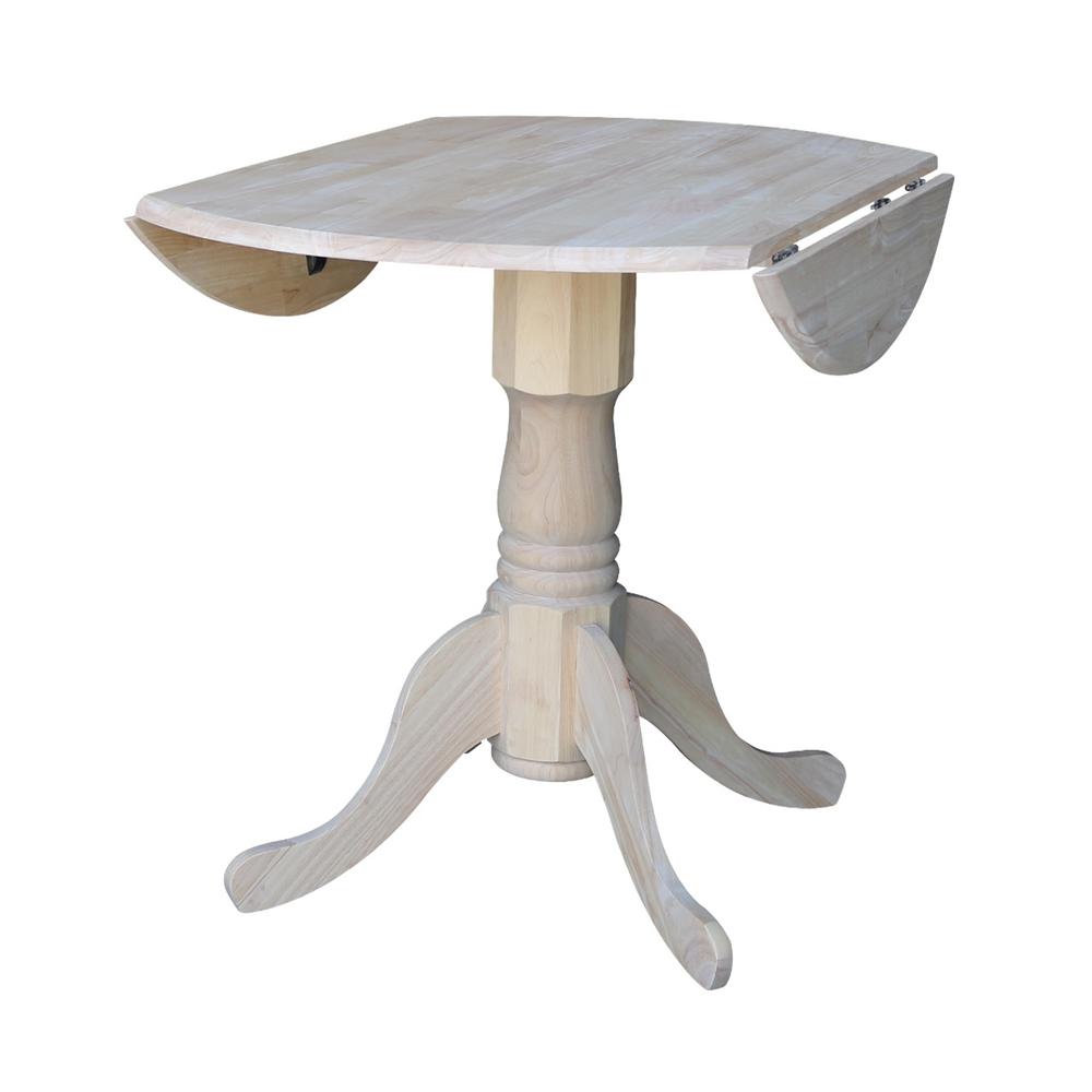 International Concepts Unfinished Dual Drop Leaf Dining International Concepts Unfinished Dual Drop Leaf Dining