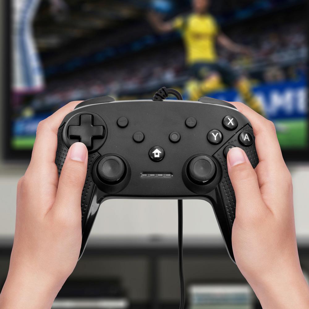 how to use a wired controller on nintendo switch