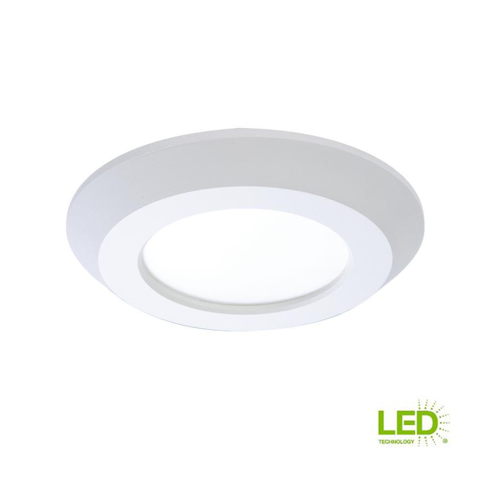 Halo Sld 4 In White Integrated Led Recessed Retrofit Ceiling Mount White Integrated Led Recessed Retrofit Ceiling Mount Light Fixture With 90