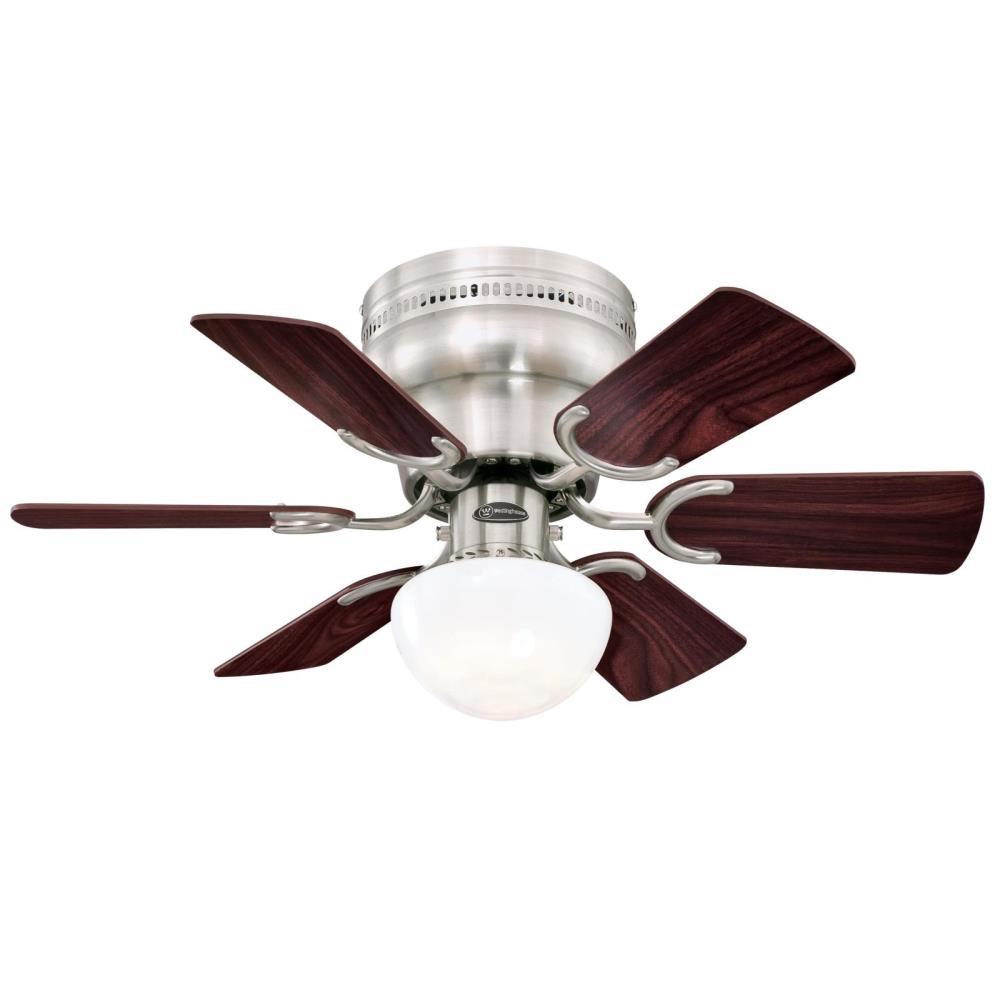 Westinghouse Petite 30 in. LED Brushed Nickel Ceiling Fan with Light Kit7230700 The Home Depot