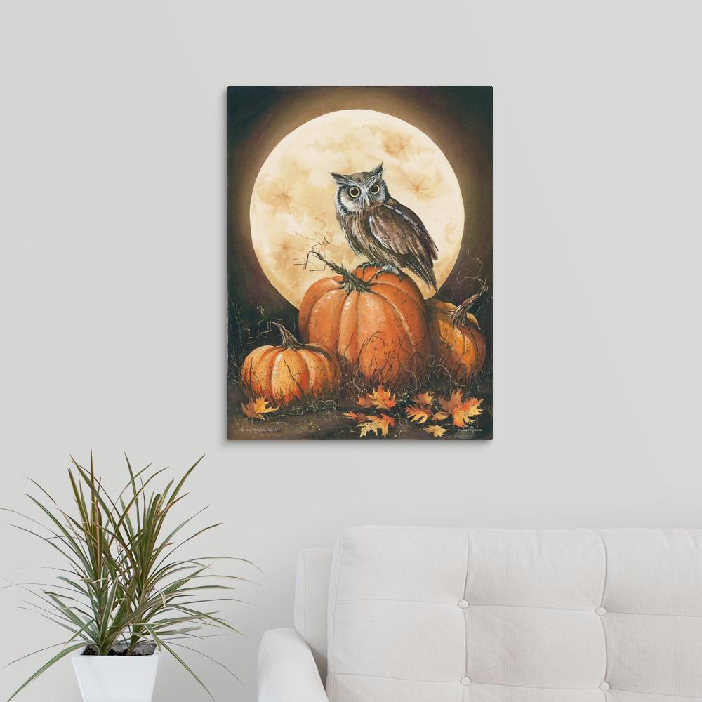 Greatcanvas In The Pumpkin Patch By John Rossini Canvas Wall Greatcanvas In The Pumpkin Patch