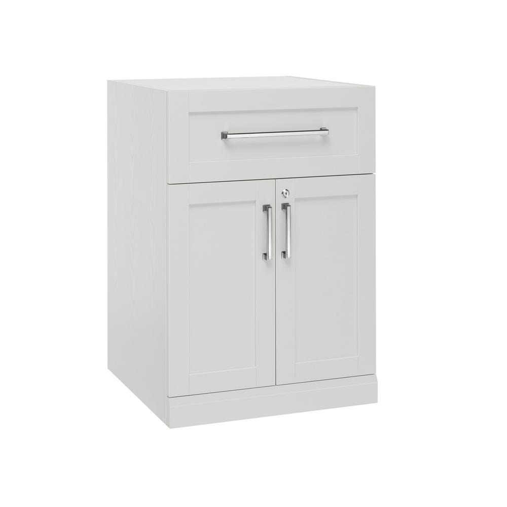 Newage Products Home Bar White 24 In 2 Door With Drawer Cabinet 2 Door With Drawer Cabinet