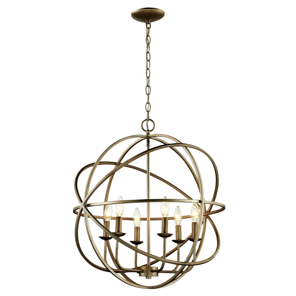 Upc 736916639965 Bel Air Lighting 6 Light Antique Silver Leaf Upc 736916639965 Image For Bel Air Lighting 6 Light Antique Silver Leaf Pendant