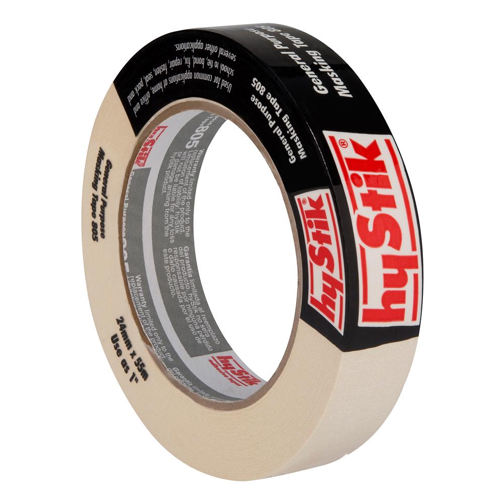 hyStik 805 1 inch x 60 yds. General Purpose Masking Tape by hyStik